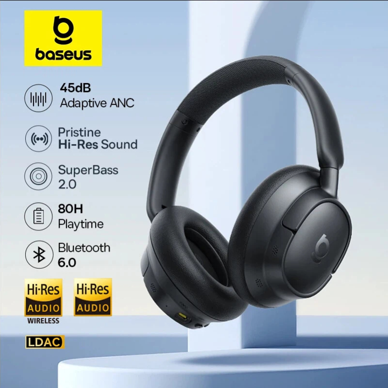 Retro Gaming Headset - Baseus EH10 NC ANC Draadloze Hoofdtelefoon