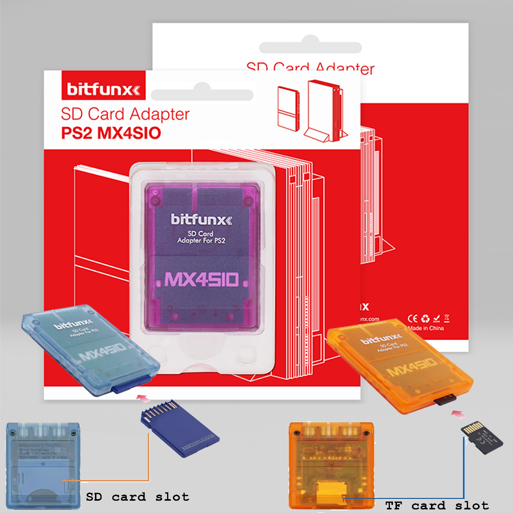 Retro Gaming Usb Stick - MX4SIO SIO2SD TF/SD-kaart Adapter Kaartlezer Adapter