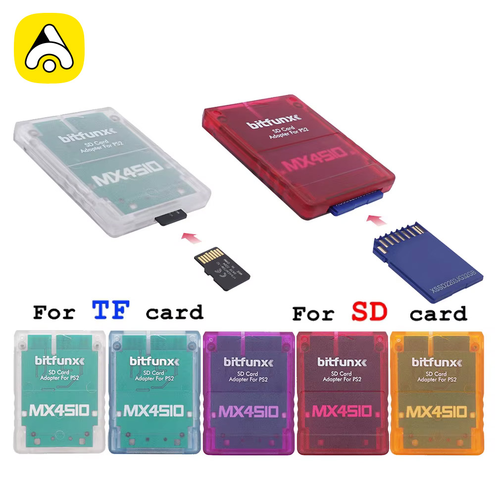 Retro Gaming Usb Stick - BitFunx MX4SIO SIO2SD Adapter TF/SD-kaart Adapter