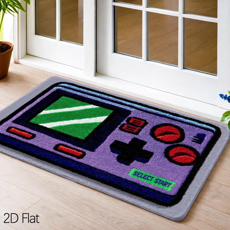 Retro Gaming Festival - 1 stuk, 2D Platte Voetmat, Vloermat