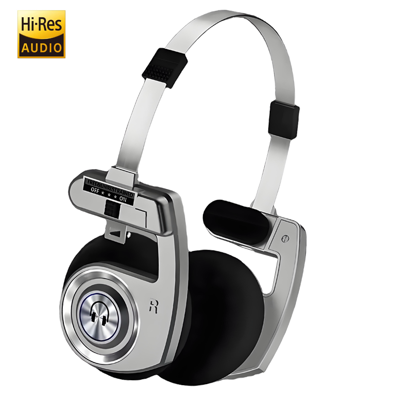 Retro Gaming Headset - Retro draadloze Bluetooth-hoofdtelefoon met stereomicrofoon HIFI-geluid