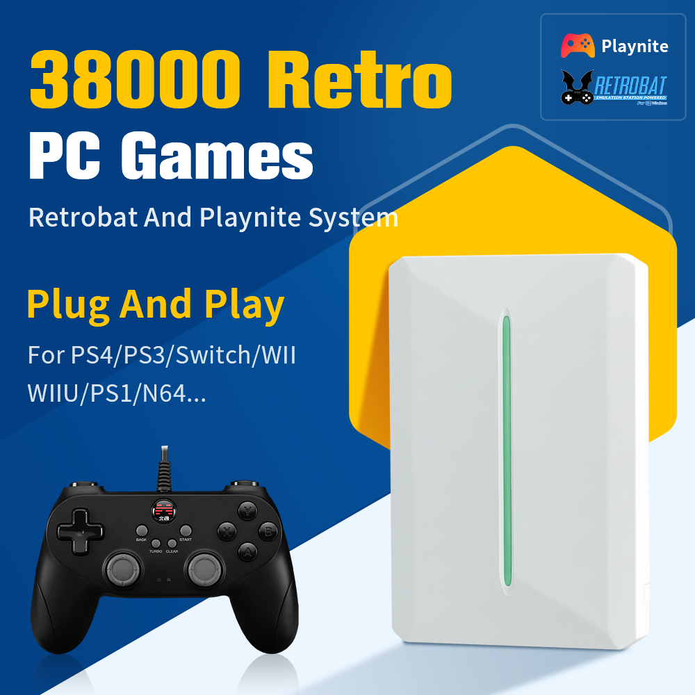 Retro Gaming Hard Drive - Draagbare 500G Retro Game Harde Schijf