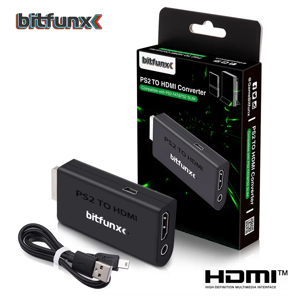 Retro Gaming Usb Stick - Bitfunx PS2 YPBPR naar HDMI ™