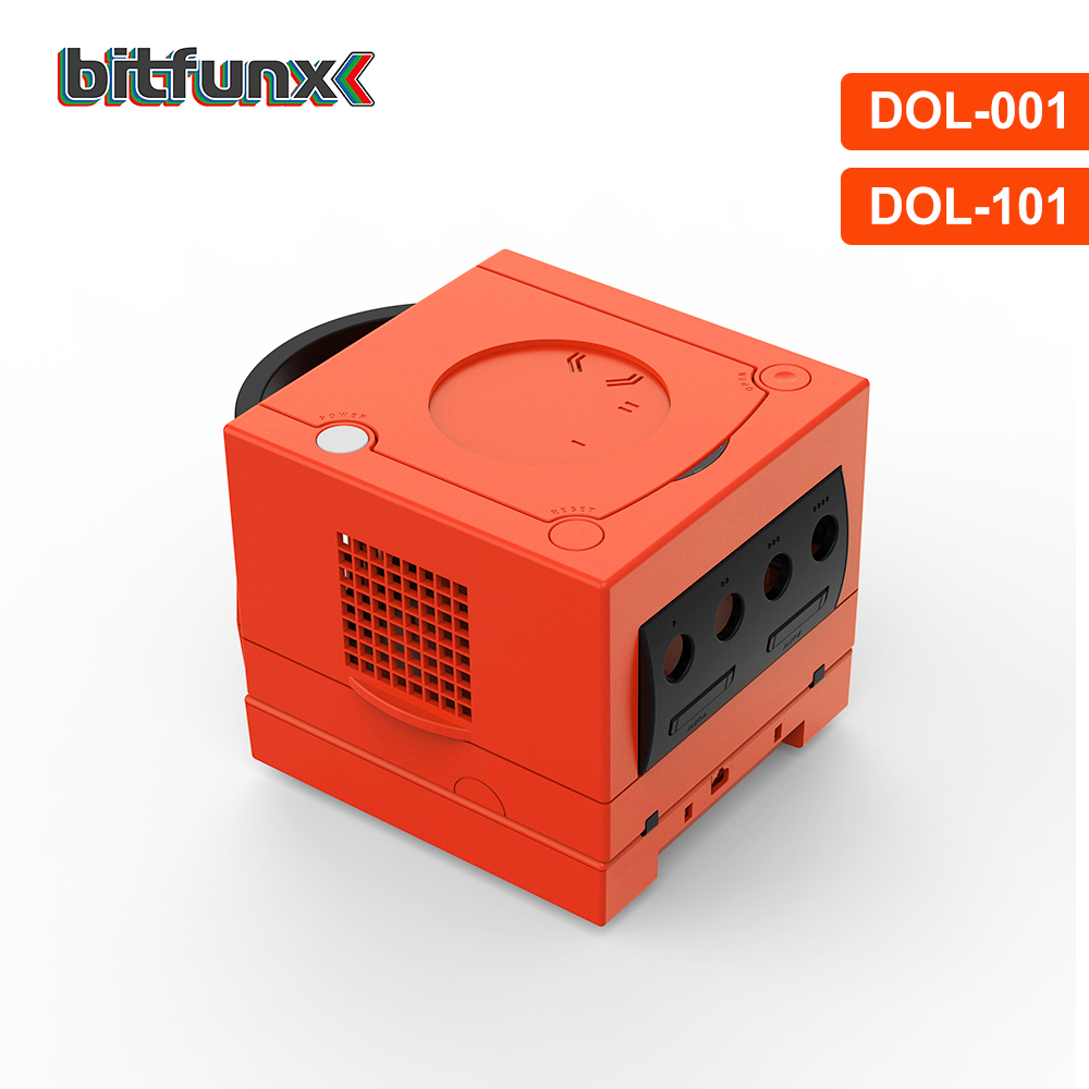 Retro Gaming Usb Stick - Bitfunx Warm Rood NGC Vervanging Shell