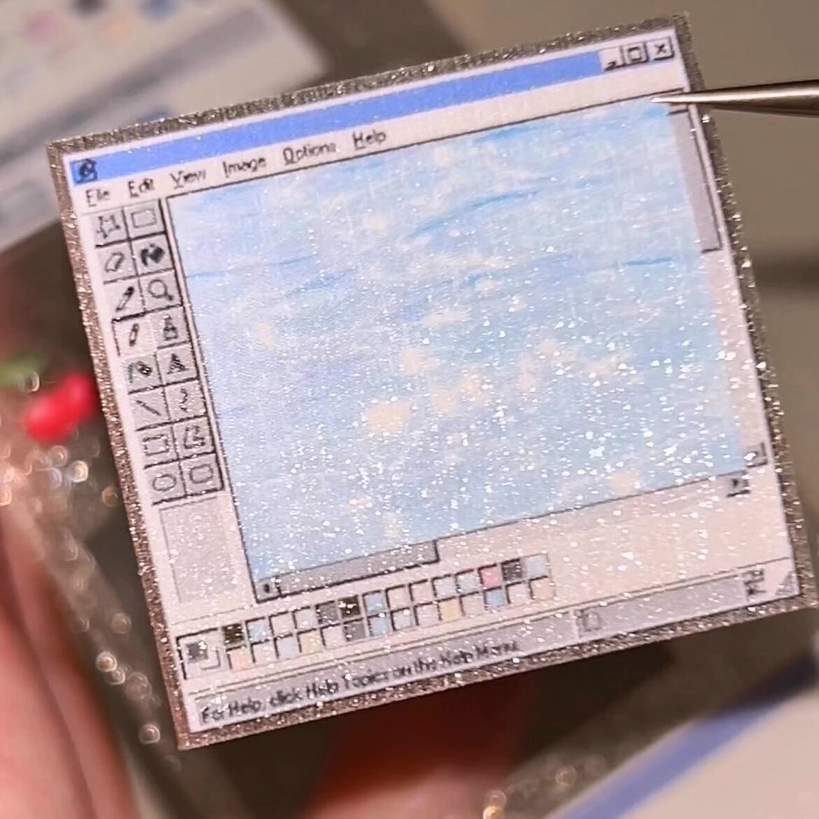 Retro Gaming Cabinet - Retro Y2K Elektronische Computer Dialog Box