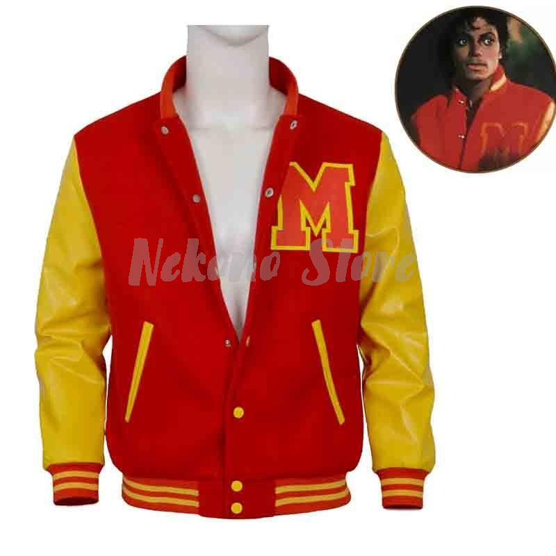 Retro Gaming Jacket - Michael Jackson Klassieke Retro Jas Rood