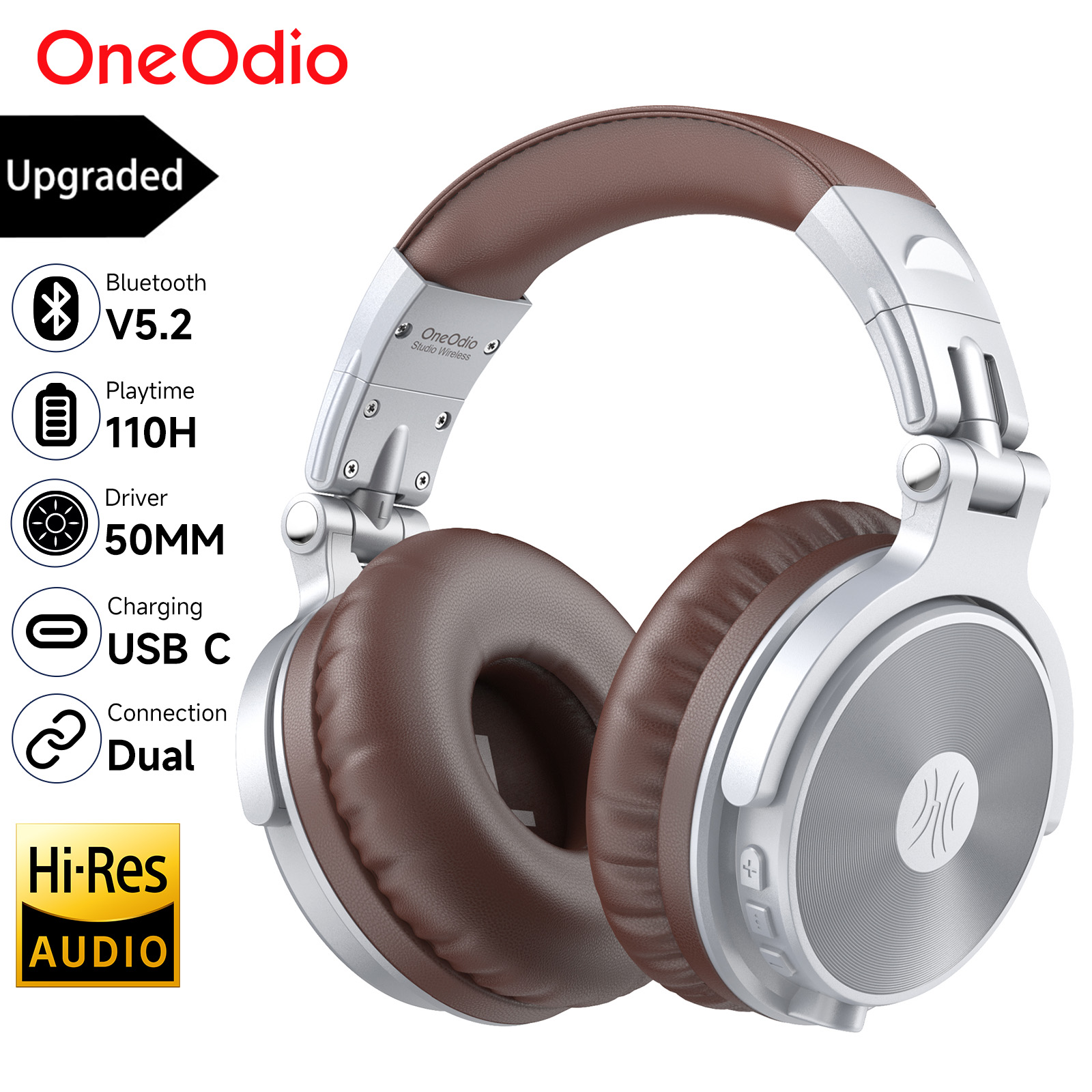 Retro Gaming Headset - Oneodio Upgrade Pro C Draadloze Bluetooth