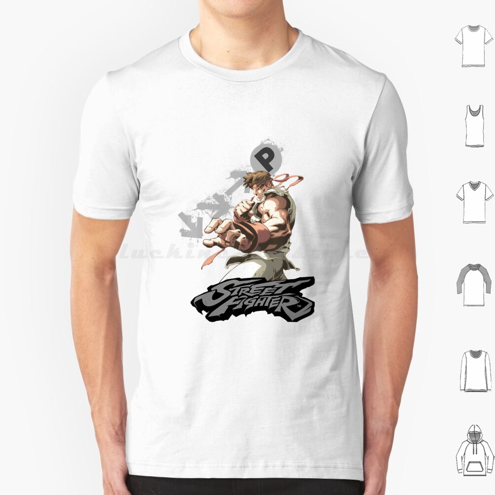 Retro Gaming Kent - Ons Ryu Portret Fireball 01 T-shirt