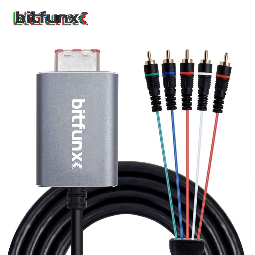 Retro Gaming Usb Stick - Bitfunx Component Video 5RCA YPbPr-kabel voor